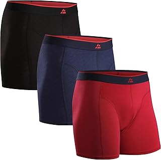 DANISH ENDURANCE 3 Pack Bamboo Boxer Shorts for Men