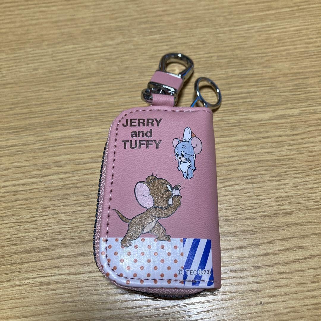 トムとジェリー キーボードカバー ピンク トムとジェリー ピンクジェリー＆タフィー ぬいぐるみリールキー