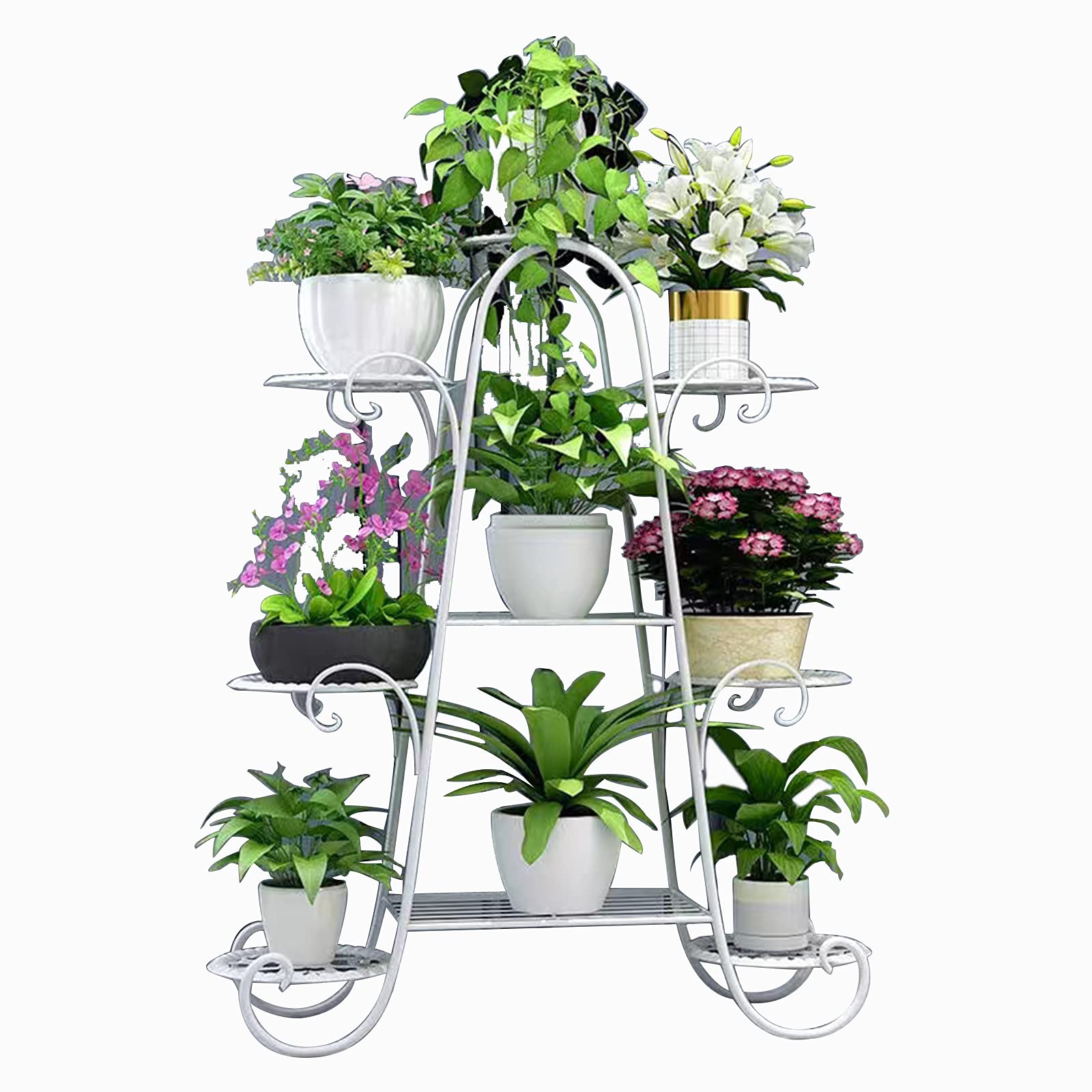 Buy CNNINGYI Metal Plant Stand, 9 Tier Plant Stands Indoor Tall Plant