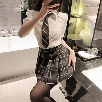 Amazon.co.jp: ミニスカート 制服 仮装 トップス 可愛い