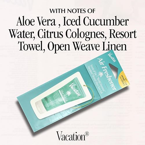 Miniatura 4 de Vacation After Sun - Ambientador de gel de 3 unidades, aroma de gel para vacaciones después del sol, ambientador de coche, ambientador de cajón y