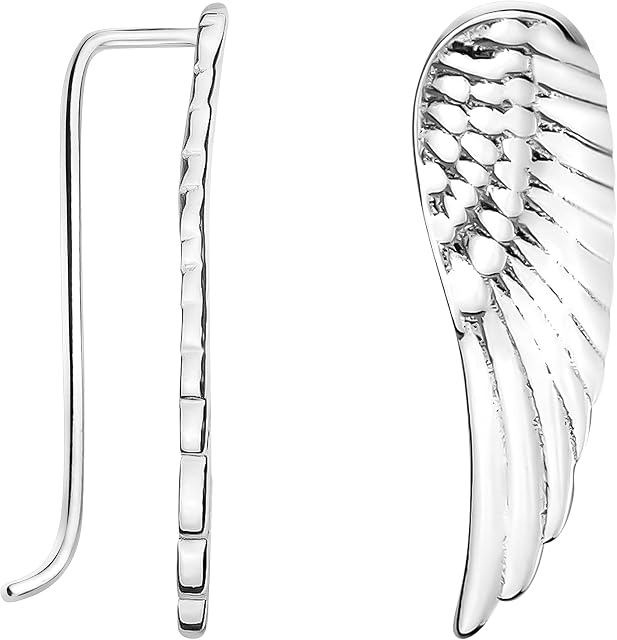 SOFIA MILANI - Women's Earrings 925 Silver - Wings Ear Climbers - 20709