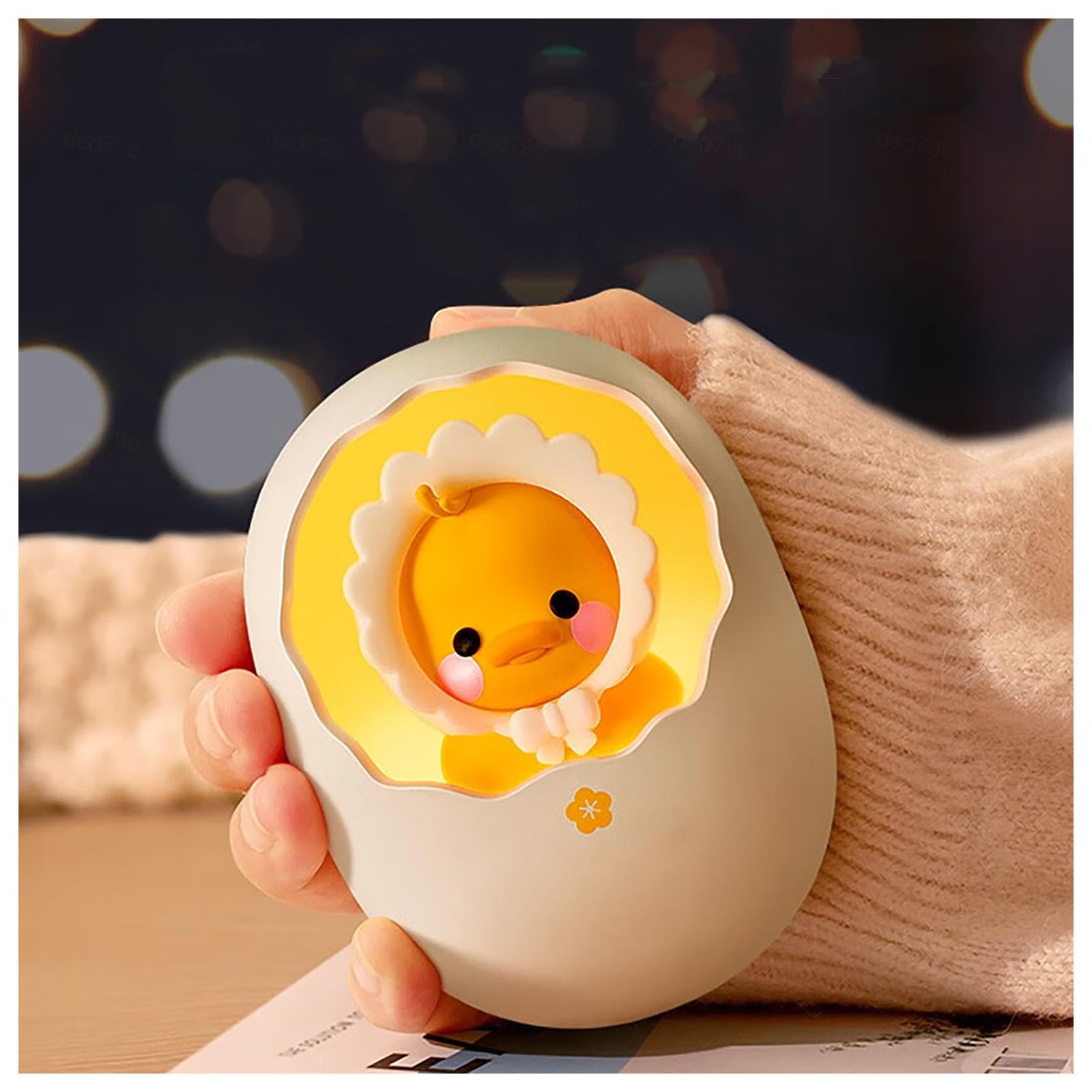 ARTSIM Chauffe-Mains Portable avec Banque D'énergie,Veilleuse 3 en 1, Chauffe Main Forme Mignonne 6000mah/47-60℃ Réglable/8h De Chaleur Cadeaux pour Hommes,Femmes,Yellow