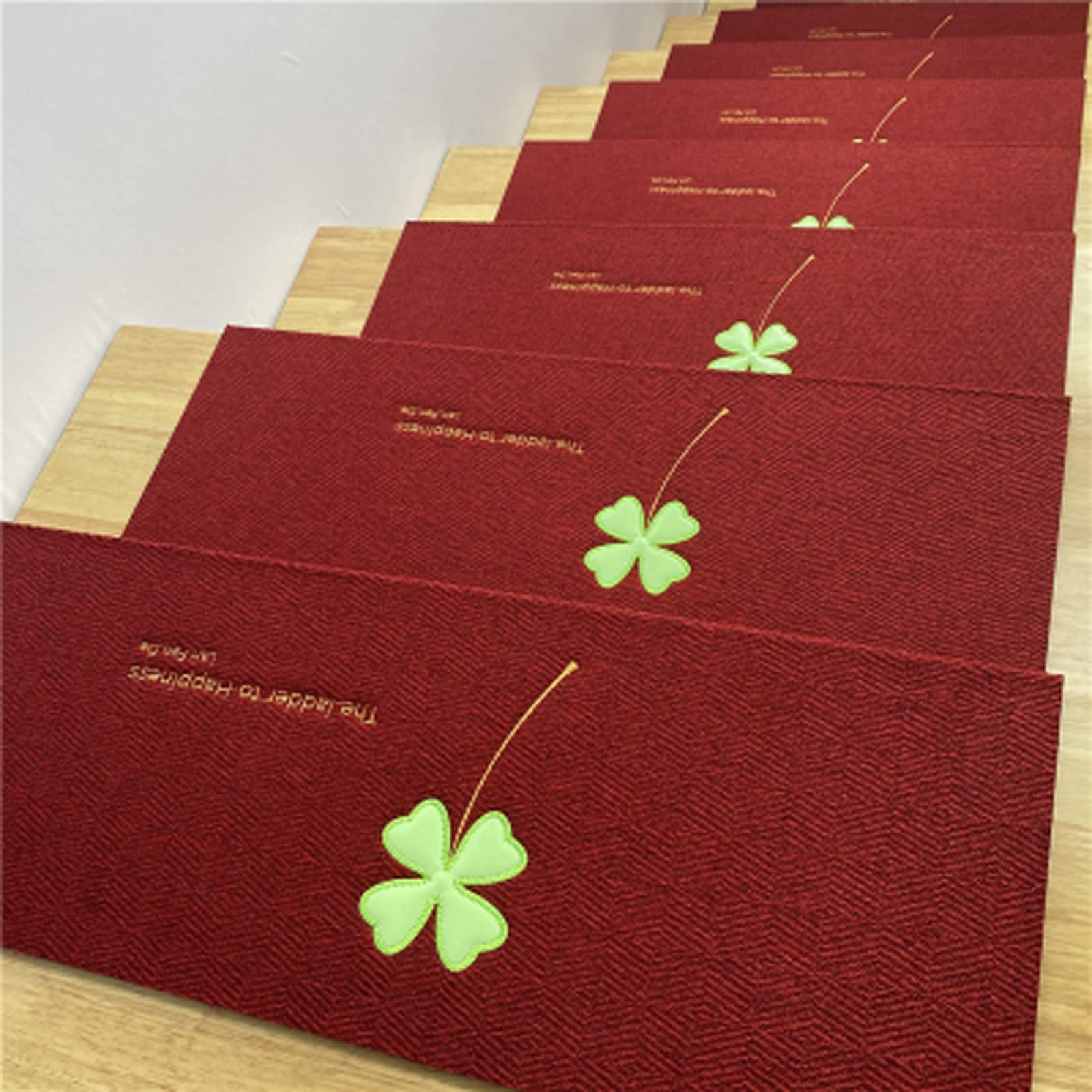 YTBHSHXZ stair treads， 1Pc Fluffy Soft Stairs Non-Slip Plush Carpet Runner Anti-Slip(2)