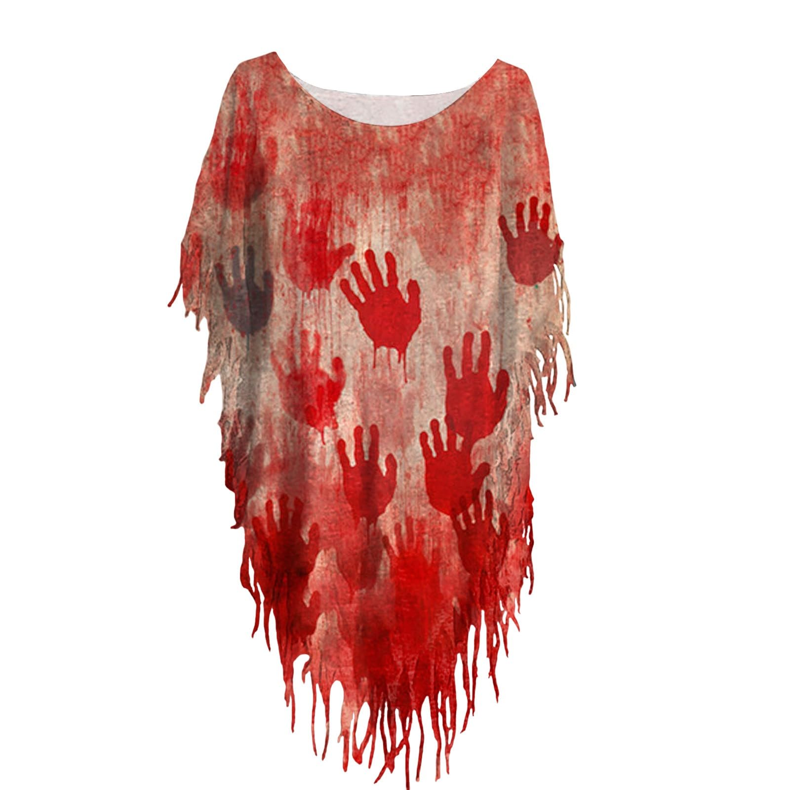 [TXWZM] ハロウィン コスプレ レディース ハロウィン 仮装 カップル tシャツメンズ コスプレ 半袖 カットソー 幽霊 コウモリ 衣装 かわいい 人気 ティーシャツ おもしろ コスチューム レトロ トップス コスチューム 撮影 学園祭 文化祭 演出