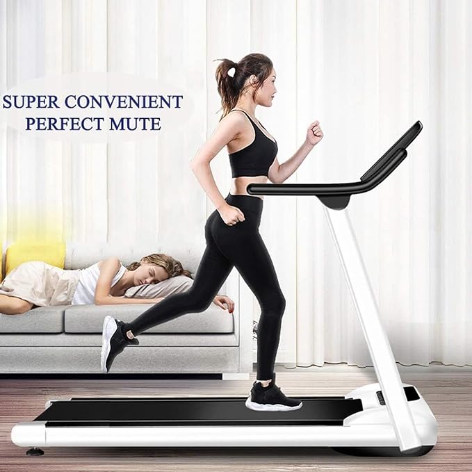 Caminadora Eléctrica Plegable con Pantalla LCD para Hogar, Oficina, Gimnasio miniatura 6