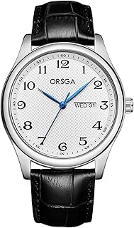 CIVO Mens Watch Leather Analog Waterproof Easy to Read Quartz Date Wrist Watch Fashion Elegant Casual Watch