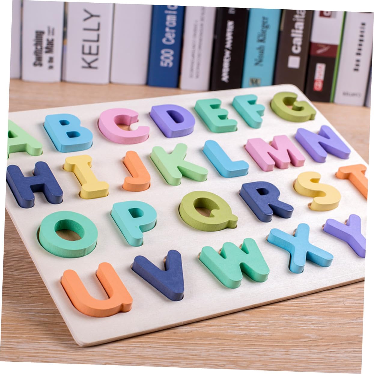 Puzzle in per Ragazza Lettere e Numeri per Apprendimento Educativo Colori Vivaci e Design Semplice e Divertimento Precoce