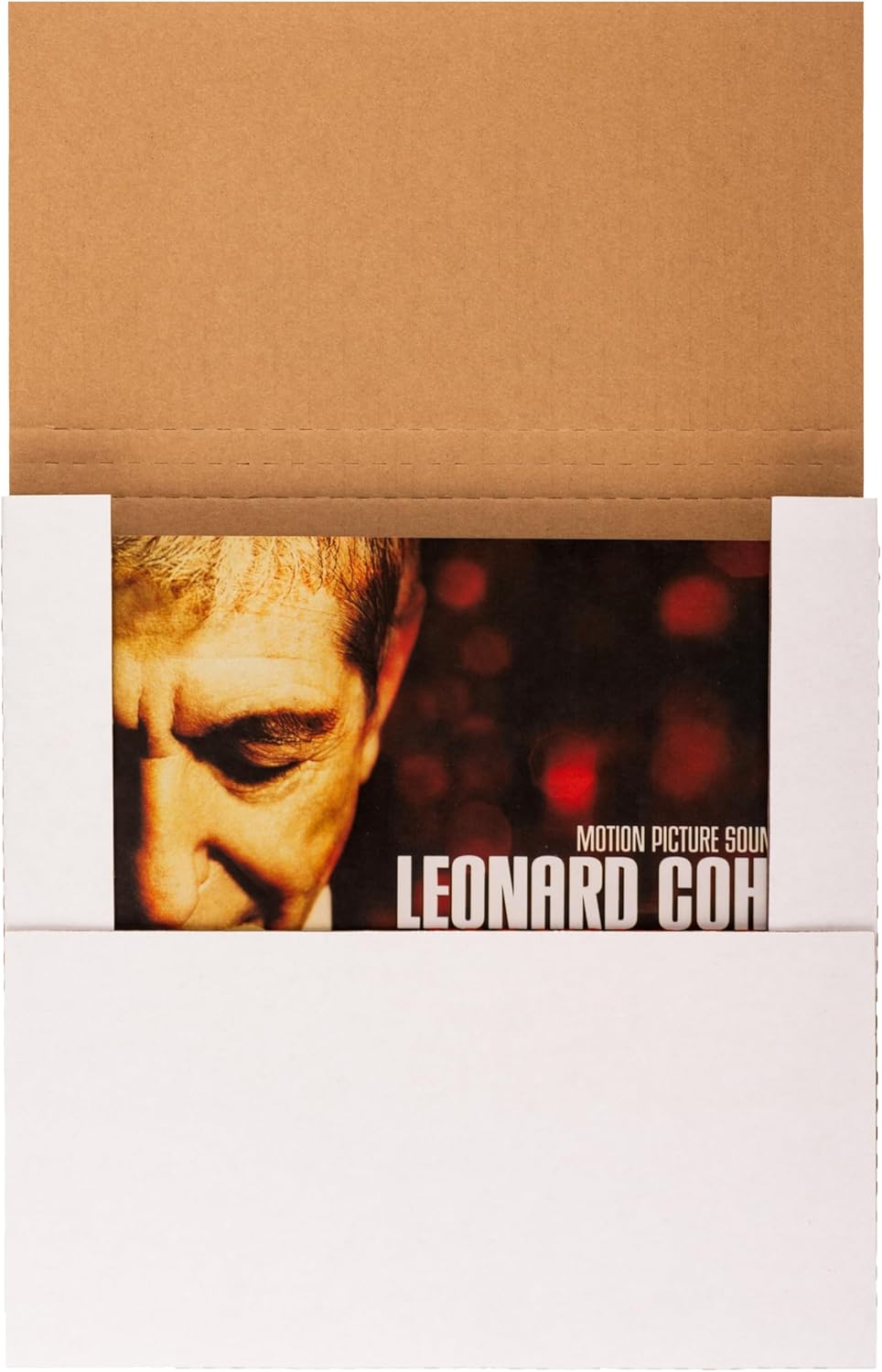 Vinyl Record Mailers, 12.8"L x 12.8"W x 1"D Corrugated Cardboard Album Shipping Boxes for Mailing Packaging Moving Storage, with Fragile Stickers, White, 15 Pack