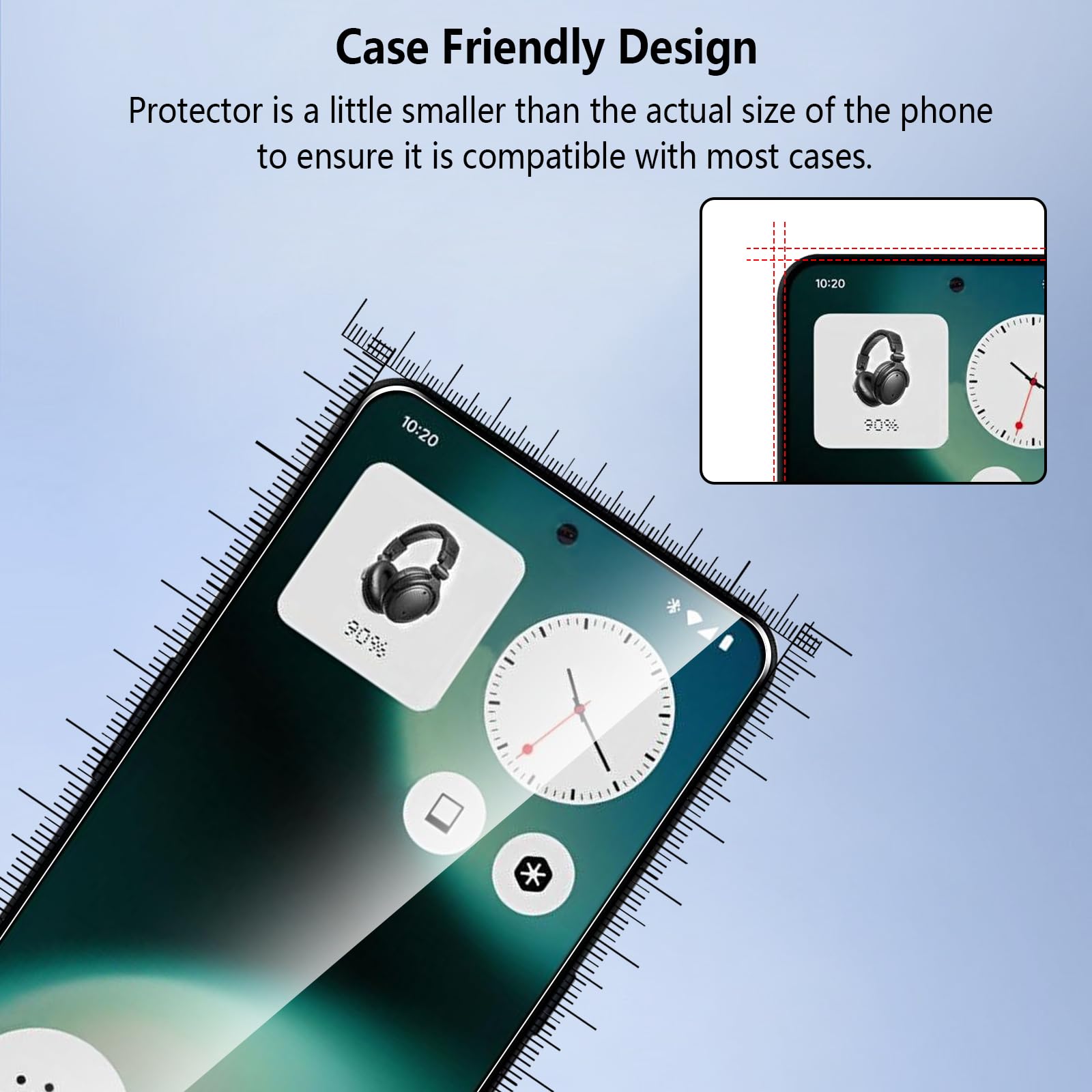 Pollachi [3 Pezzi Vetro Temperato per Nothing Phone (3a) Lite,Durezza 9H Anti Graffio,Anti-Impronte Senza Bolle,Pellicola Protettiva per Nothing Phone (3a) Lite