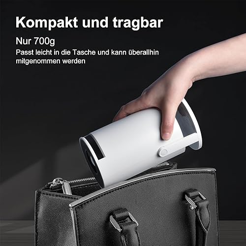 Miniatura 3 de Proyector inteligente Salange HY300PRO+ 4K WiFi Bluetooth, mini proyector Salange Android 11.0, proyector de proyección corta 1080P HD, corrección