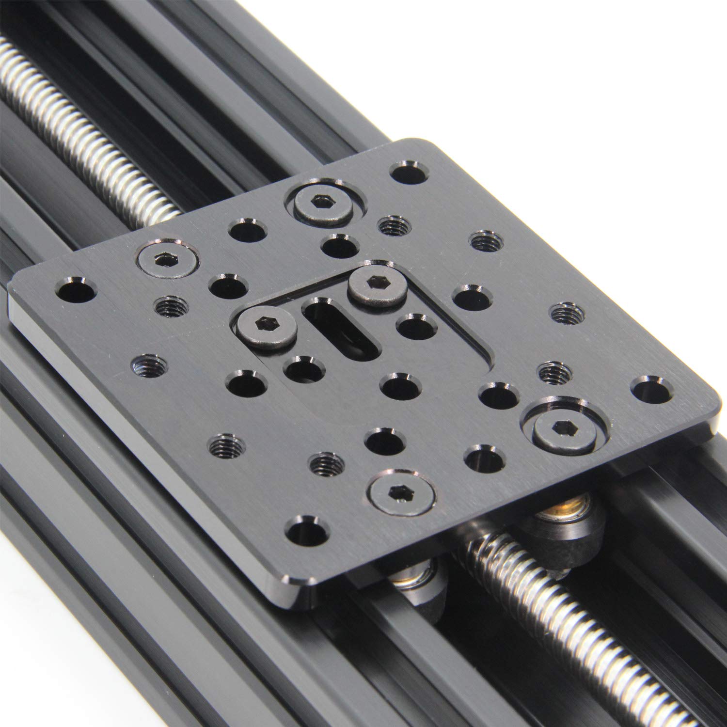 300mm 4080U Z-eje tornillo diapositiva mesa lineal actuador Kit módulo lineal para impresora 3D y DIY CNC Router piezas X Y Z eje