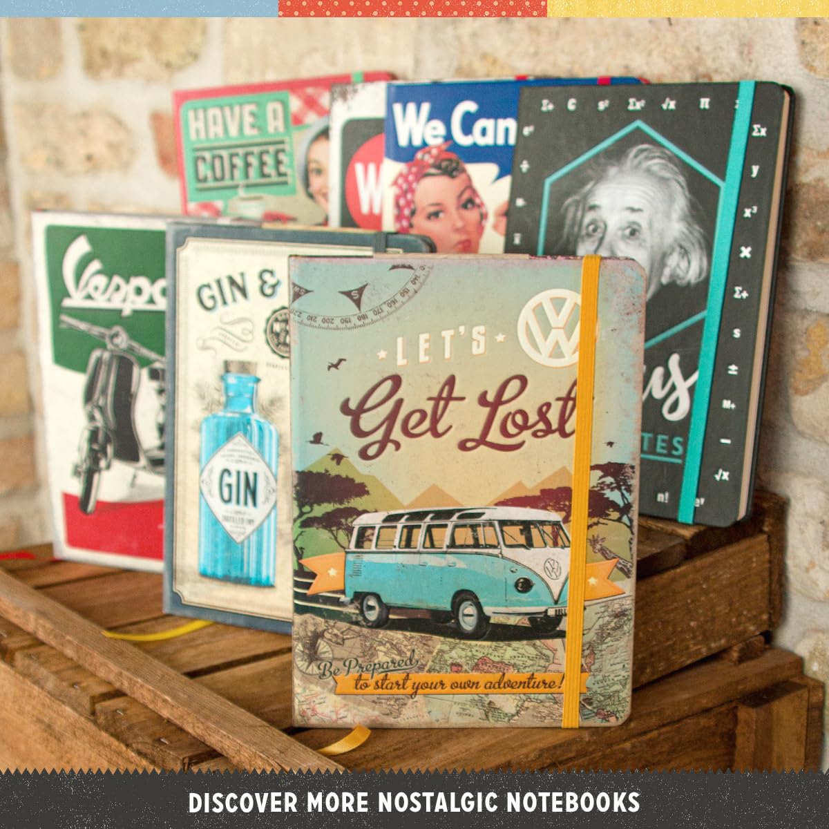 Nostalgic-Art Retro Notizbuch, A5, John Deere – Farmer's Pocket Ledger – Geschenk-Idee für Traktor-Fans, Original Lizenzprodukt (OLP), Bullet Journal dotted, Vintage Design