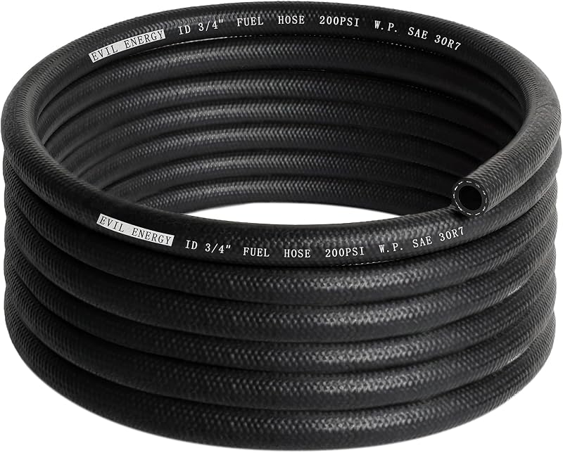 Mangueira de combustível EVIL ENERGY SAE 30R7 NBR Push Lock 19 mm – 4,57 m