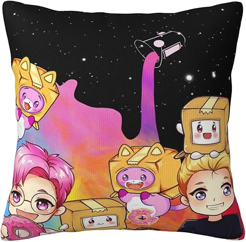 Funda de almohada cuadrada decorativa para cama sofá sofá funda de almohada con cremallera para decoración del hogar 18 x 18 pulgadas