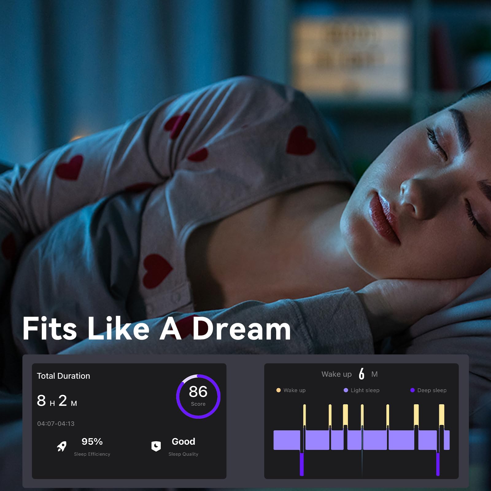 Smart Ring Health Tracker, anelli per la salute per donne e uomini, senza abbonamento, anelli per dormire a batteria a lunga durata, monitoraggio del fitness e del sonno, compatibile con
