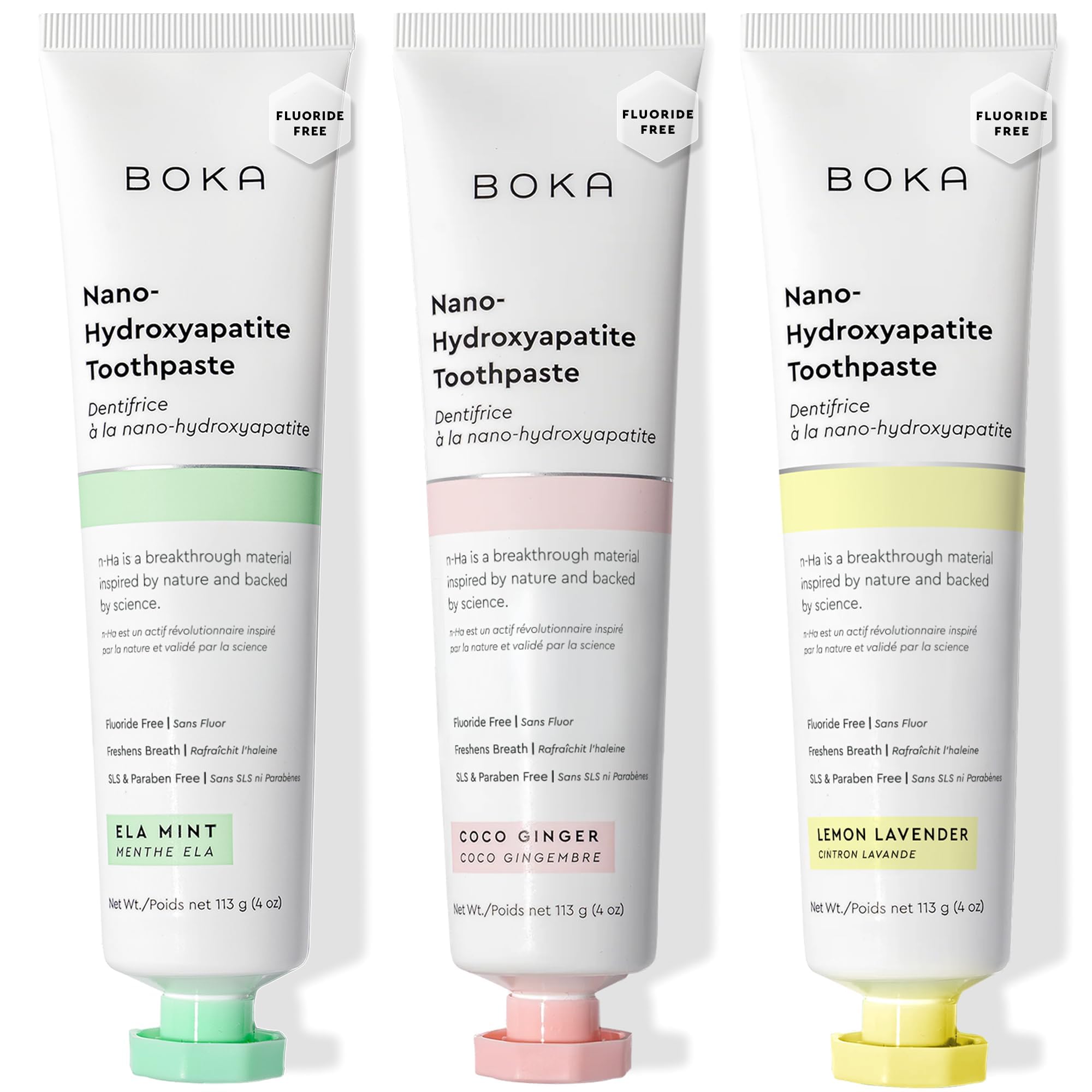 Boka Toothpaste - Nano Hydroxyapatite Toothpaste, Fluoride Free Toothpaste