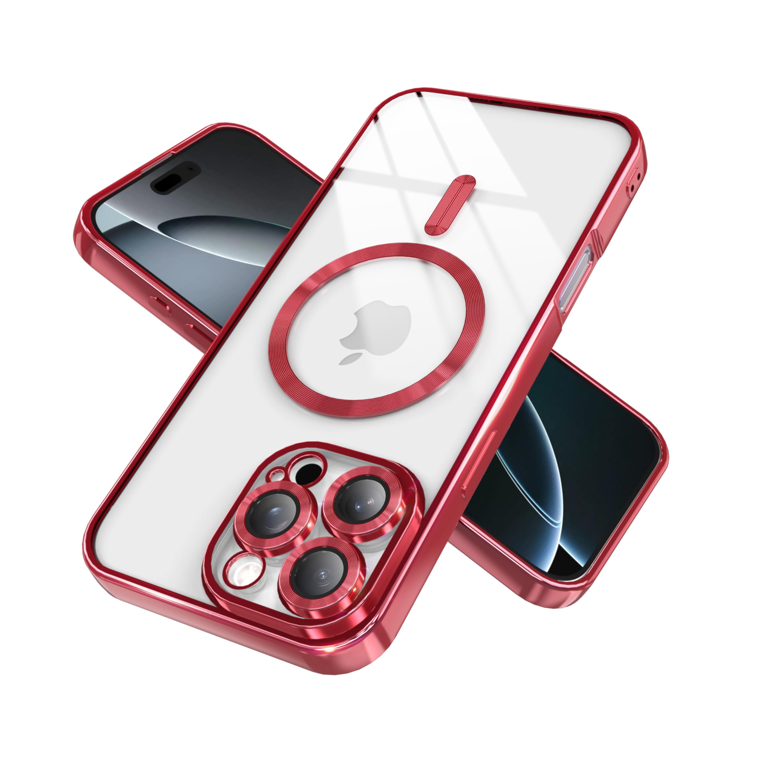 iPhoneアクセサリー iPhone 11 Amazon.com: IAIYOXI Magnetic Clear Case for iPhone 11 Pro Max with