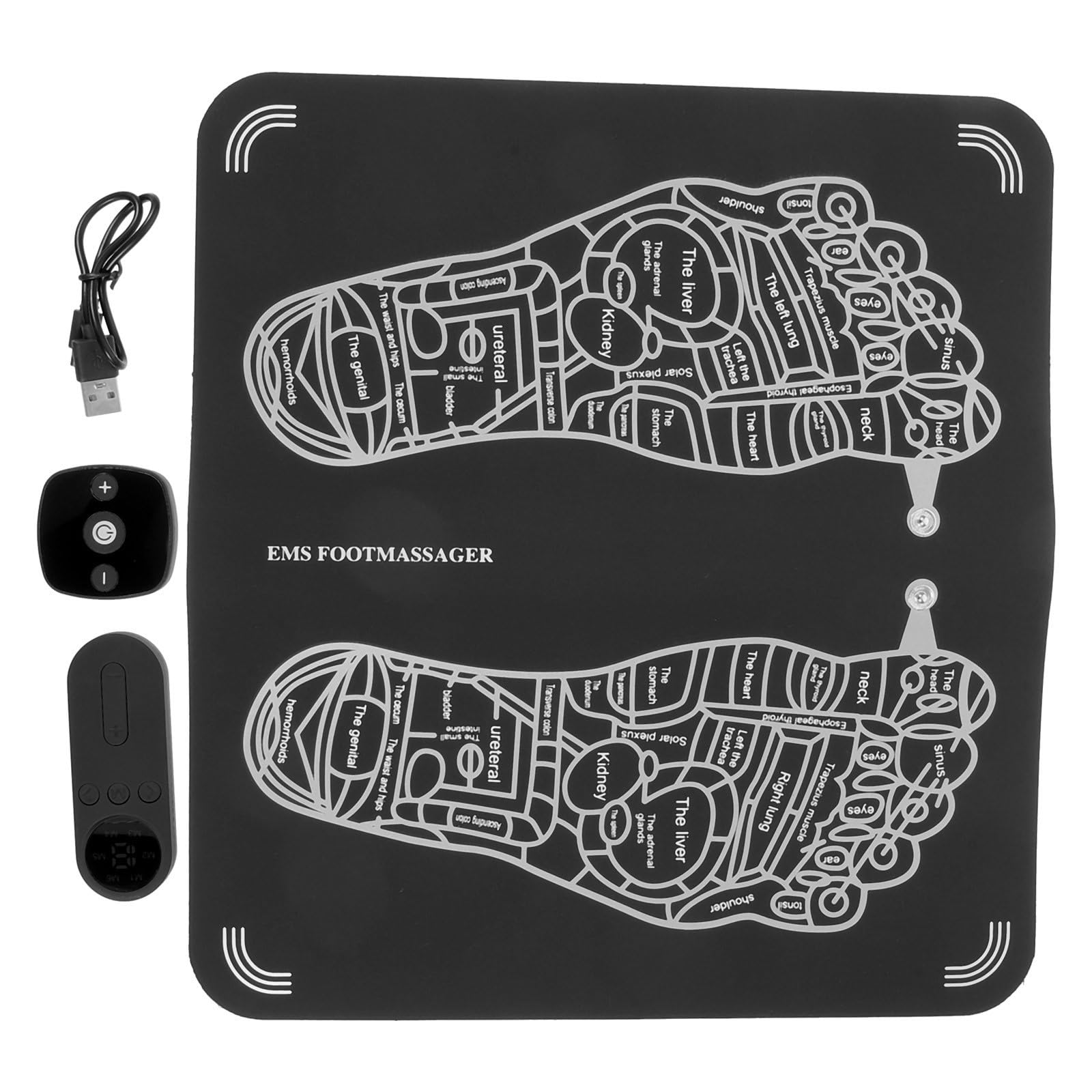 Elektrisches Fußmassagekissen für Haushalt mit Mikrostrom, USB Ladung