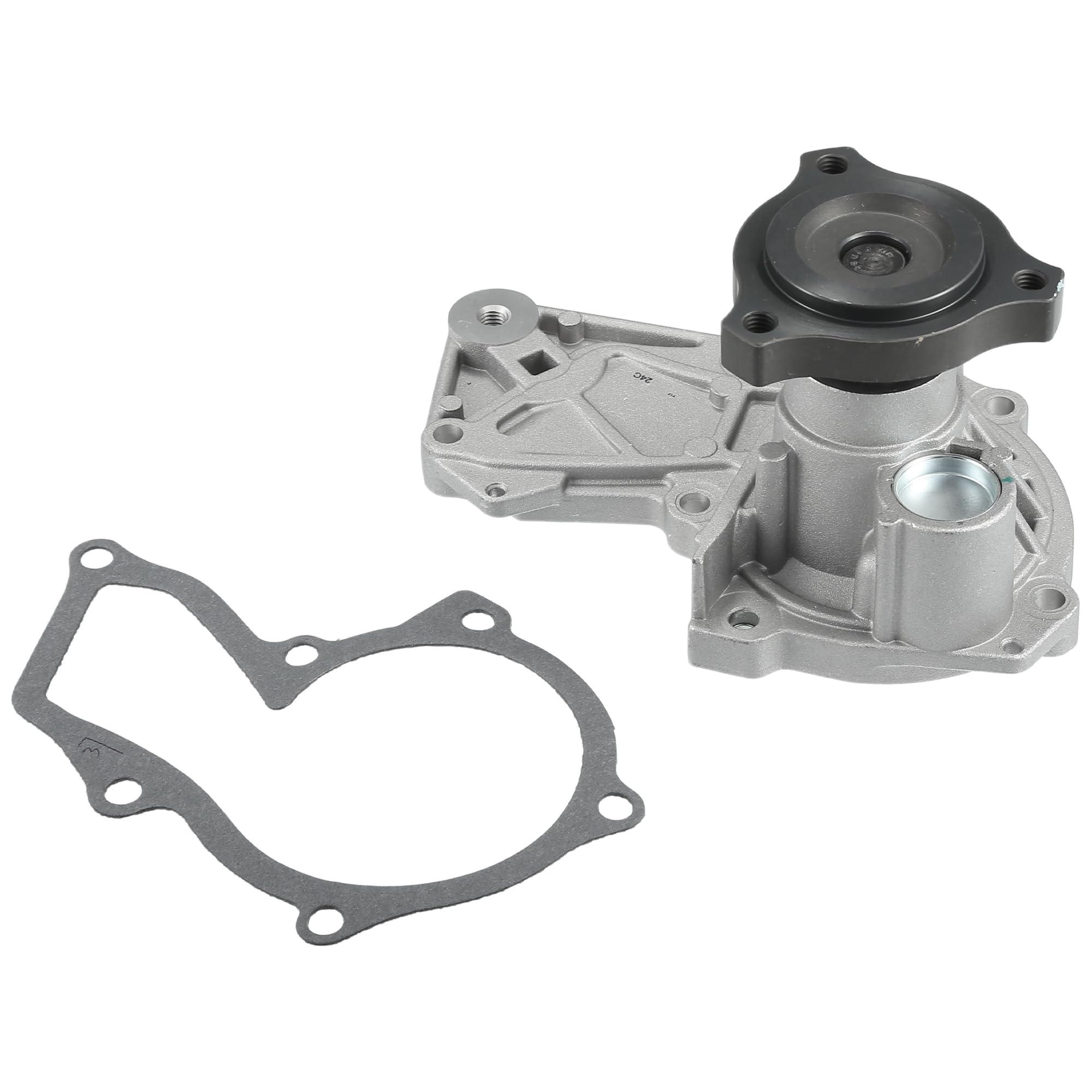 INFINAUTO Water Pump, Front 19.5x10.8cm Engine Water Pump with Gasket Kit No.DS7G8501AA for Ford Escape 2017-2019 Silver Tone, 1 Set