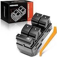 A-Premium Driver Side Power Master Window Switch for Chevy Traverse 2009-2017, Silverado 1500/2500/3500 HD 2007-2014, GMC Sierra - OE# 20945129