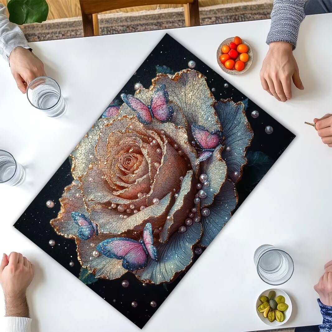 Różowa Puzzle 2000 sztuk dla dorosłych Prezent dla kobiet/mężczyzn -2347