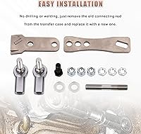 Vista 4 de RULLINE Kit de enlace de caja de transferencia Componentes de caja de transferencia Accesorios compatibles con Jeep para Cherokee XJ para Comanche