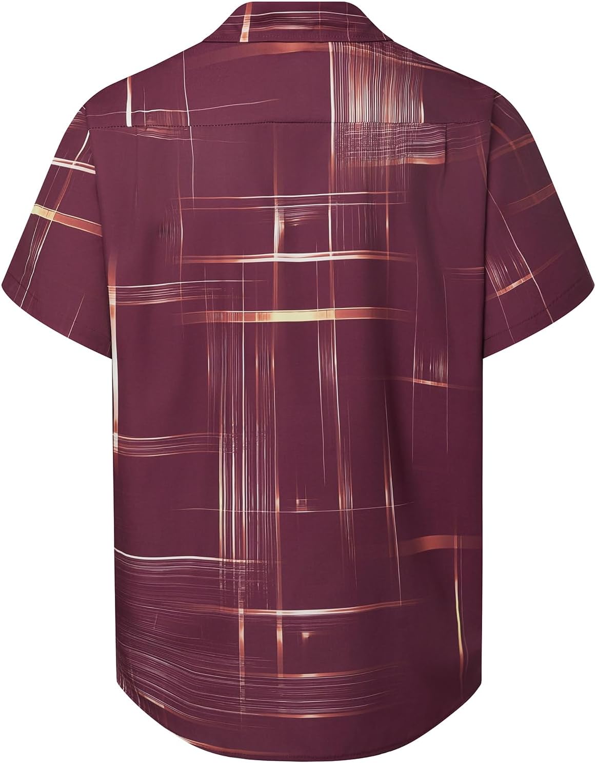 Hardaddy Men's Hawaiian Shirt Short Sleeves Printed Button Down Summer Beach Casual Shirts - Image 3