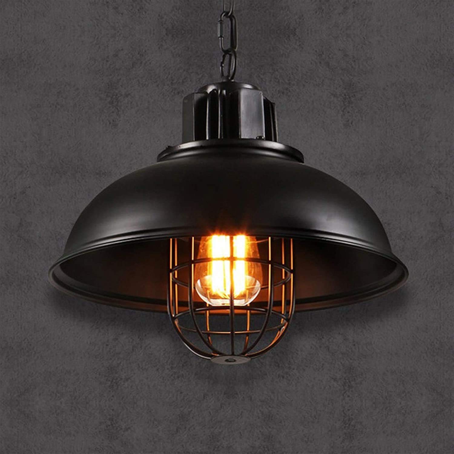 Lámpara colgante de techo hierro industrial retro con araña ajustable E27 para loft
