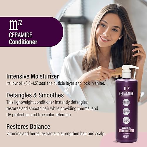 Miniatura 5 de Bioken M72 Ceramide Acondicionador (32 oz)