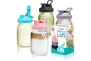 Regular Mouth Mason Jar Lids, 4-Pack