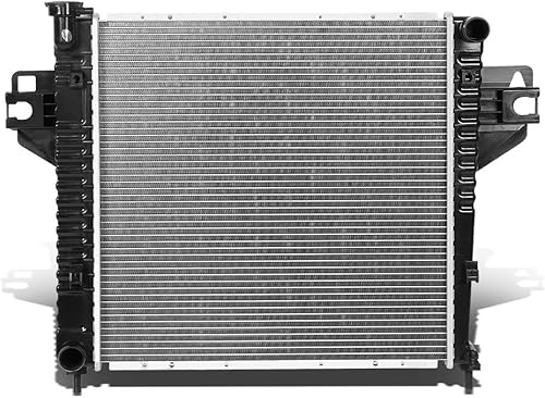 DNA Motoring OEM-RA-2482 Radiador de aluminio atornillado estilo OE compatible con 02-05 Liberty AT, 19-15/16 pulgadas de ancho x 19-15/16 pulgadas