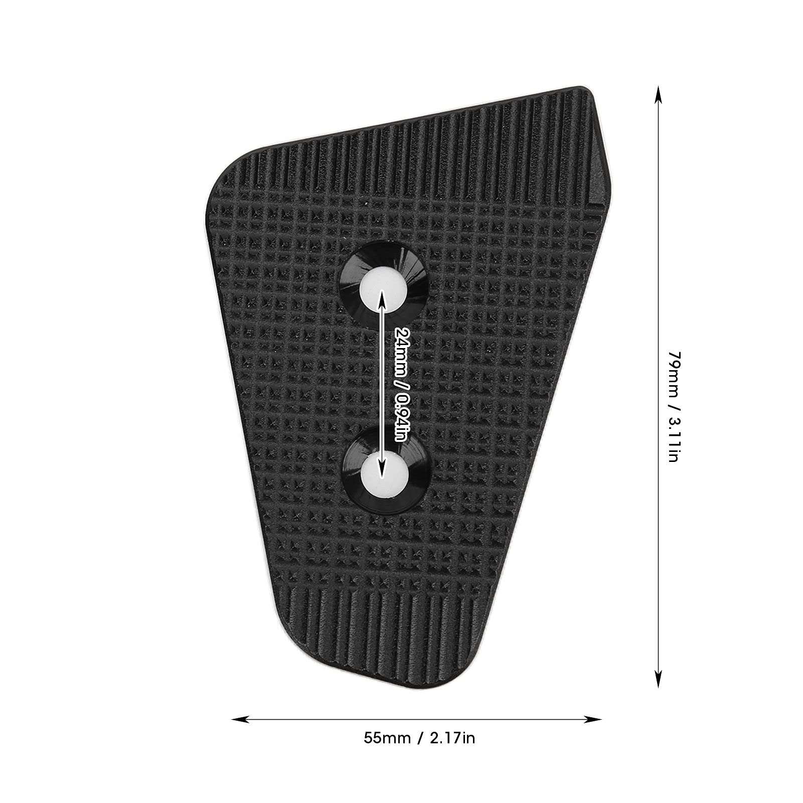 Qiilu Ingranditore del Pedale del Freno Pedale della Leva del Freno Ingrandire Pad Estensione Leva del Freno Ingranditore Sostituzione per G310GS G310R F750GS F850GS(Nero)