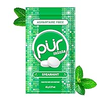 Vista 19 de PUR Caramelos de menta Sin aspartame Hechos con xilitol Caramelos naturales con sabor a Mandarina Tango, sin azúcar, veganos, sin gluten