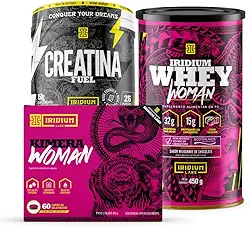 Kit Whey Woman 450g + Creatina fuel 150g + Kimera Woman