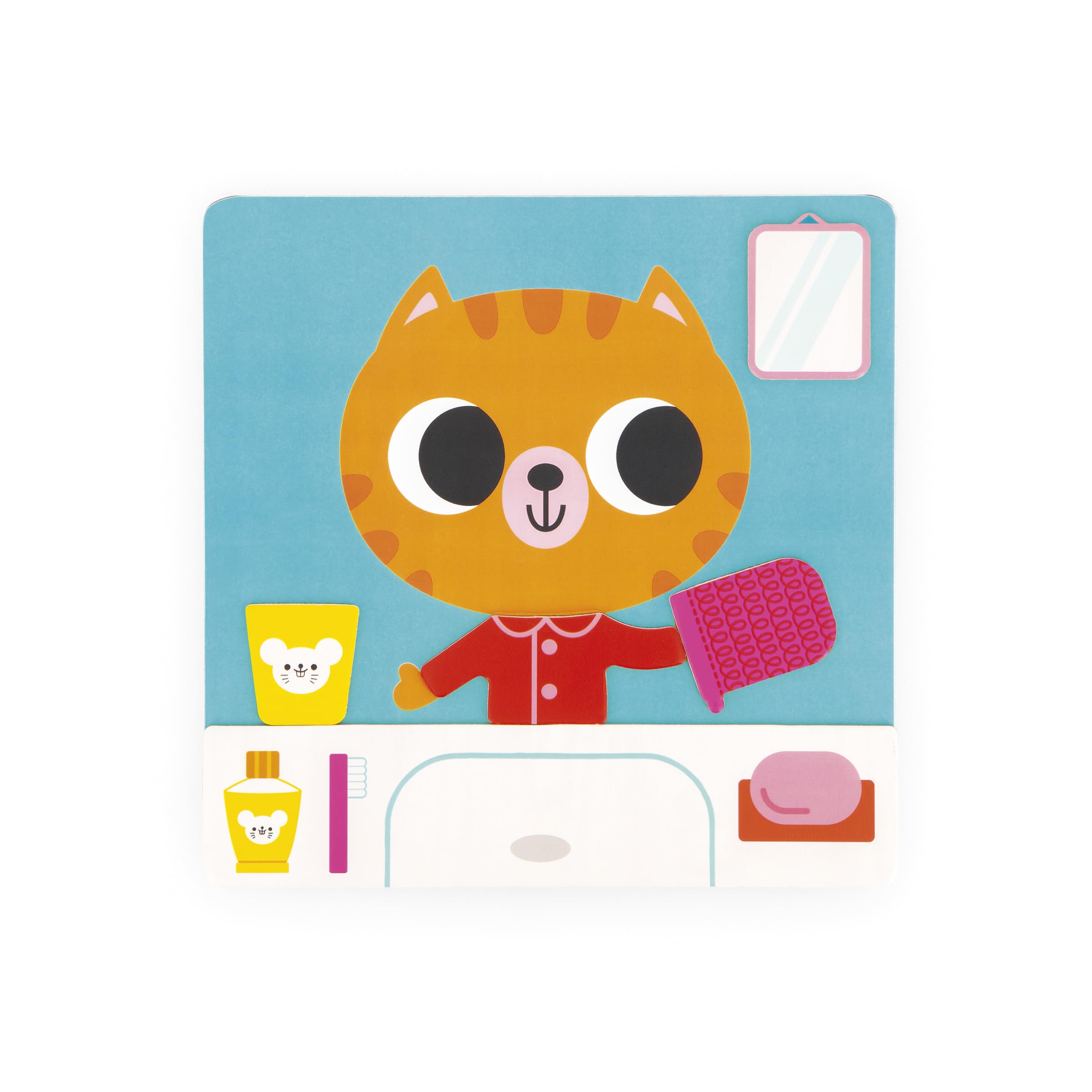 Janod, Routines and Rituals of the Day Game, Educational Magnetic Board, Organize your Daily Life, 7 Educational Model Cards - Image 3