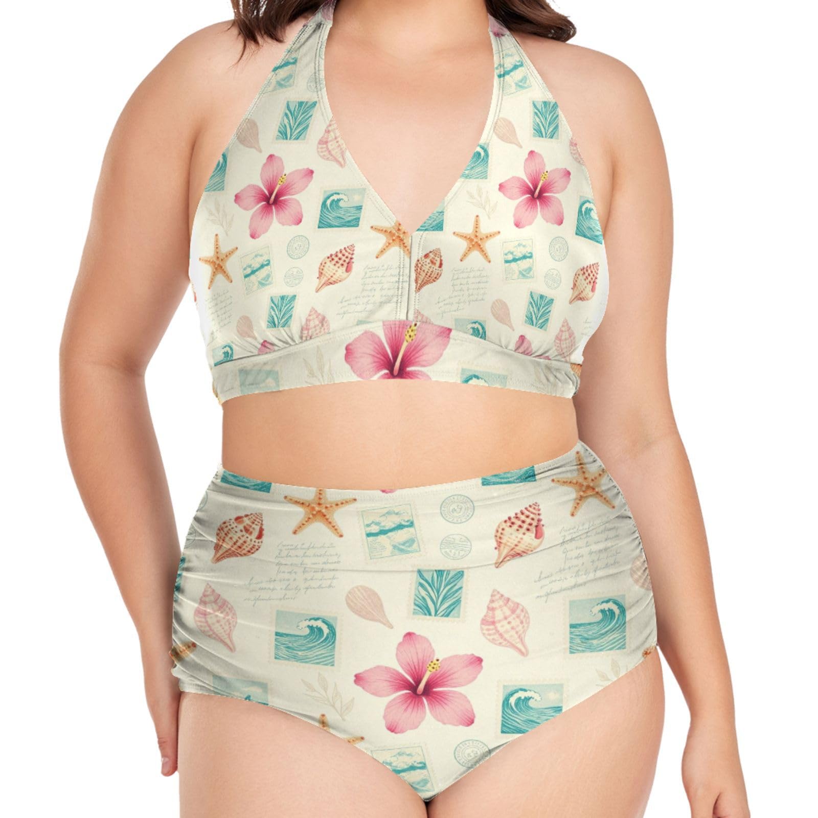 FRODOTGV Stroje kąpielowe damskie plus size L-4XL
