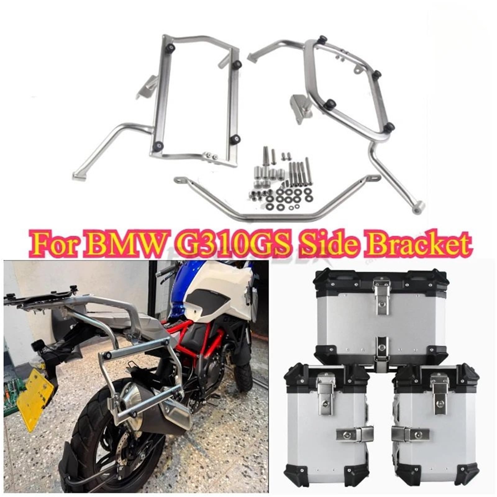 Uchwyt Topcase Do BMW G310GS G 310 GS Tylny bagażnik