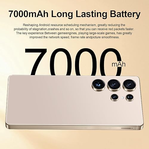 Miniatura 5 de I25 Ultra Powerhouse de 16 GB512 GB, batería de 2 días de 7000 mAh, enorme teléfono Android 14 de 6.99 pulgadas con lápiz capacitivo incorporado tu