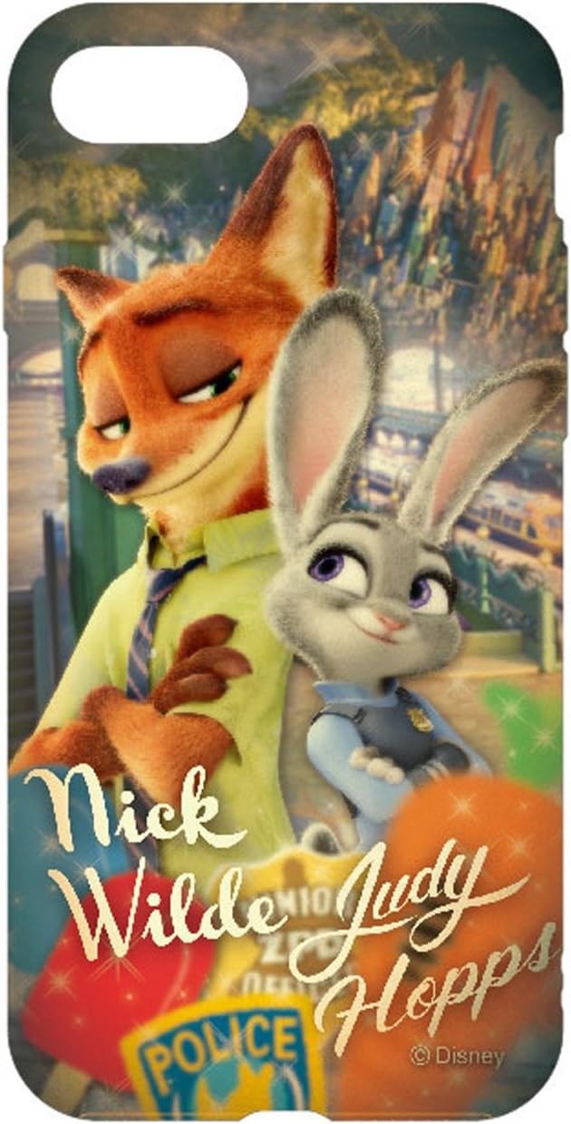 Amazon Co Jp グルマンディーズ ディズニーキャラクター キャラクターオーバーレイシリーズ Iphone 7 4 7インチ 対応 ソフトケース ズートピア Dn 397k 家電 カメラ