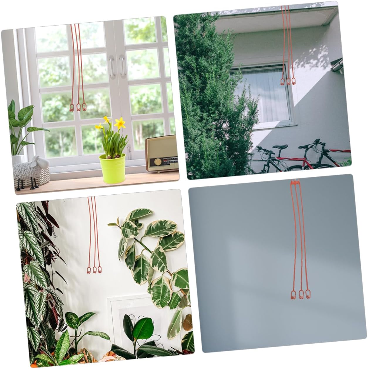 150pcs Outdoor Hanging Planters Planter Hooks Easy Install Pot Hangers for Home Office