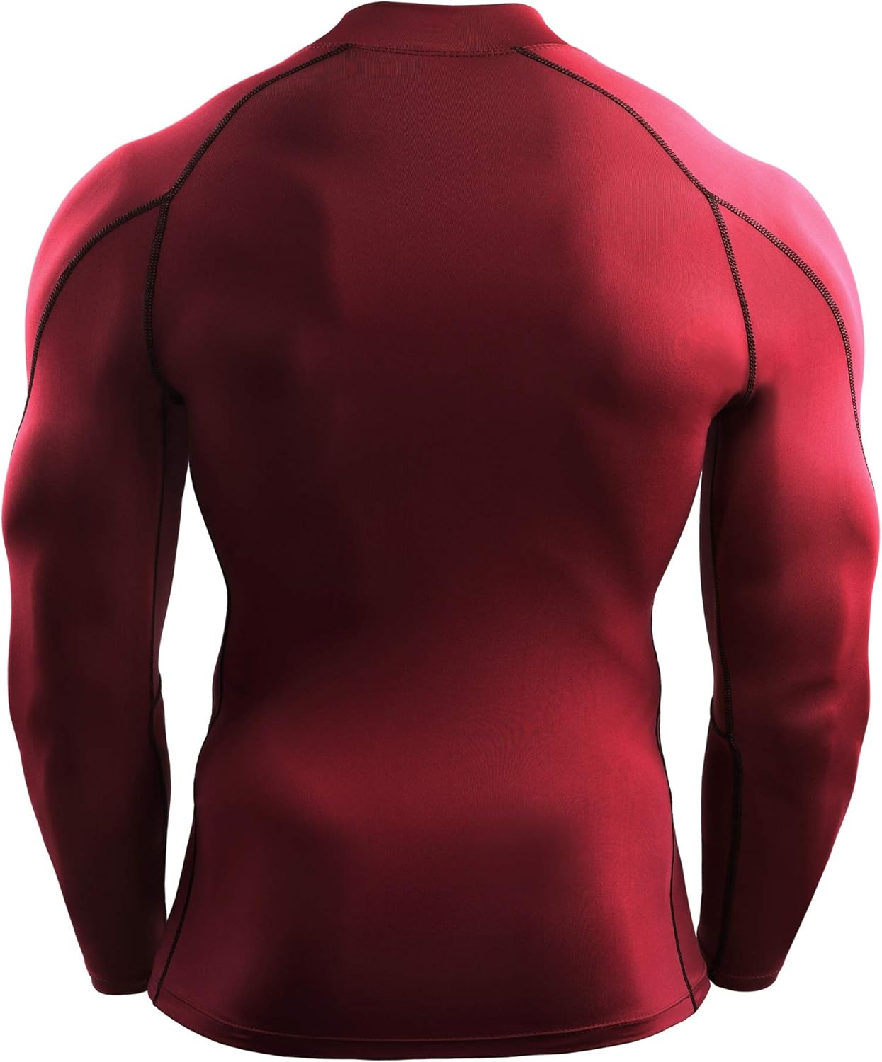 NELEUS Men's Compression Shirts Dry Fit Long Sleeve Mock Neck Shirts - Image 5