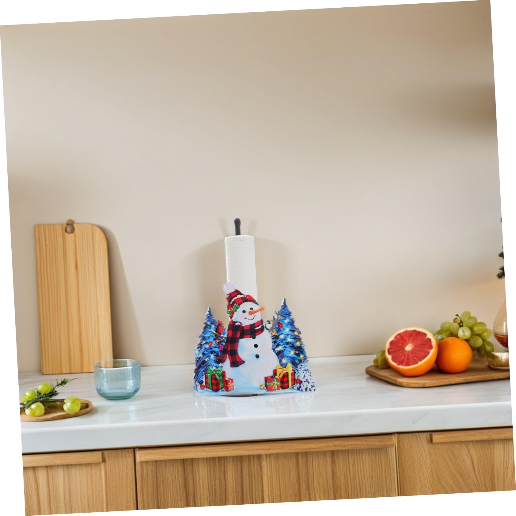 ABOOFAN Support de Serviettes de Table de Noël Stable Distributeur de Papier Ménager Adorable pour Décoration de Salle à Manger et