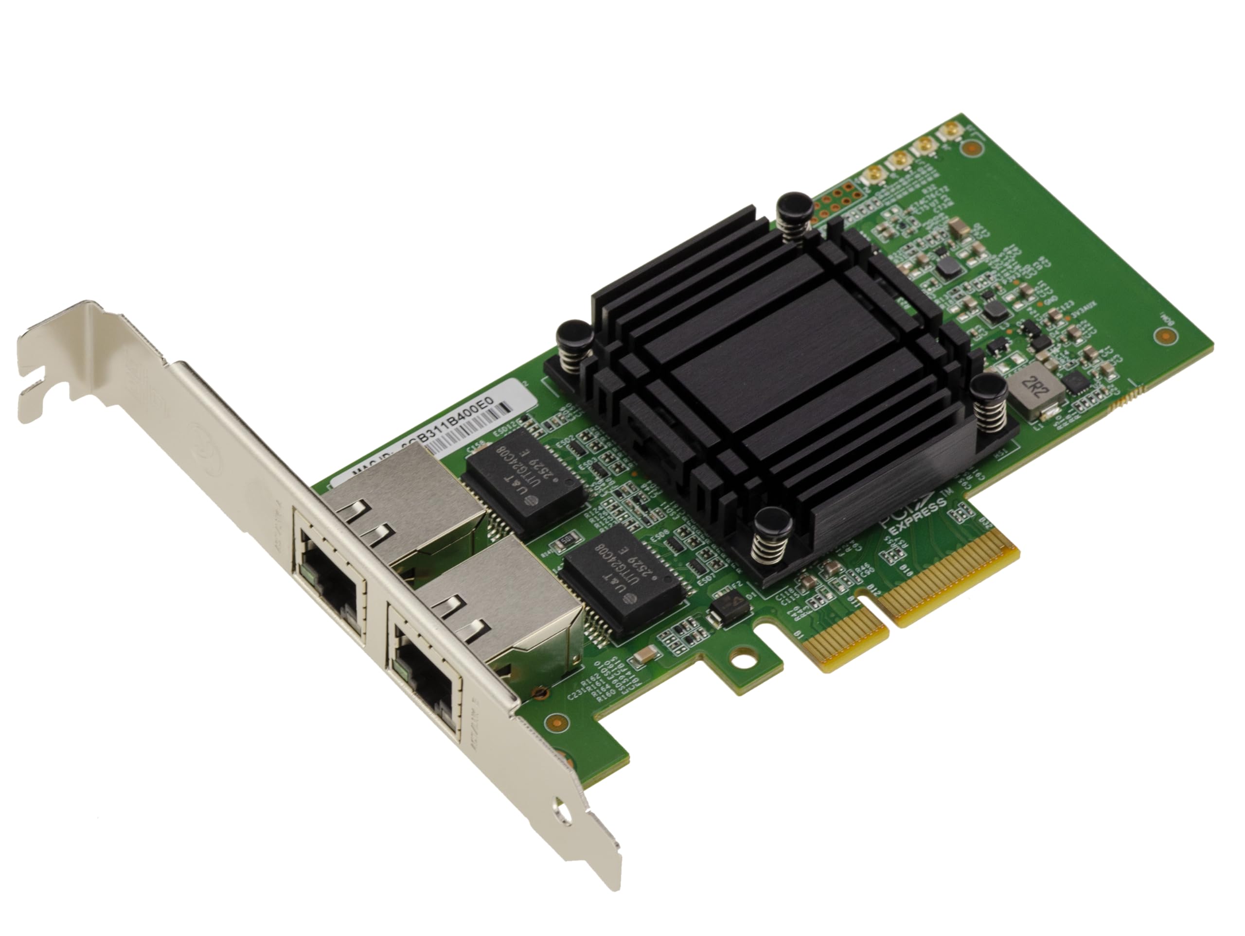 KALEA-INFORMATIQUE Karta sieciowa PCIe Gen 4.0 x4 Dual LAN ETHERNET RJ45 10G 5G 2.5G 1G 2 porty z chipsetem Intel E610