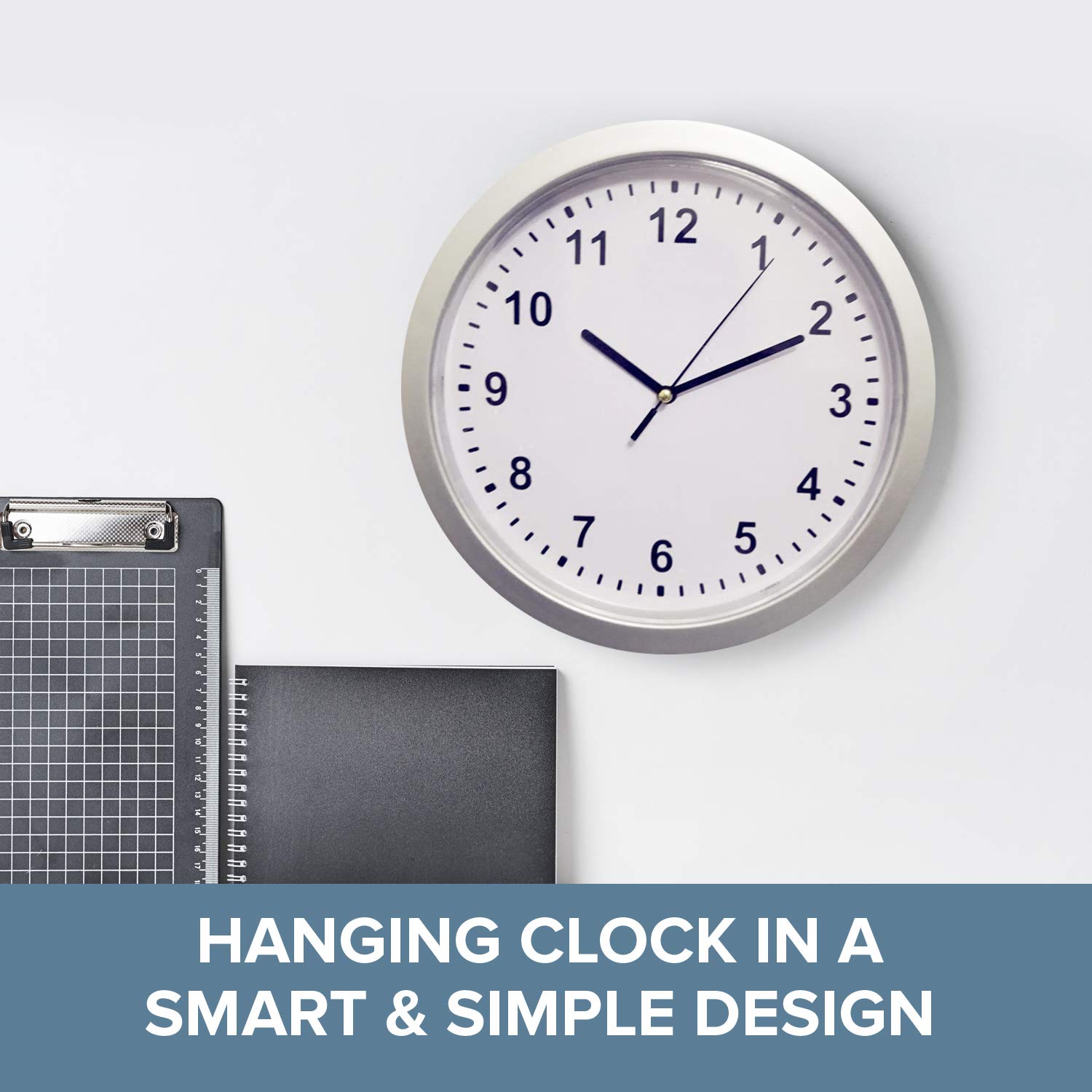 DL Wall Clock & Hidden Safe Box in One 10inch Wall Safe Clock