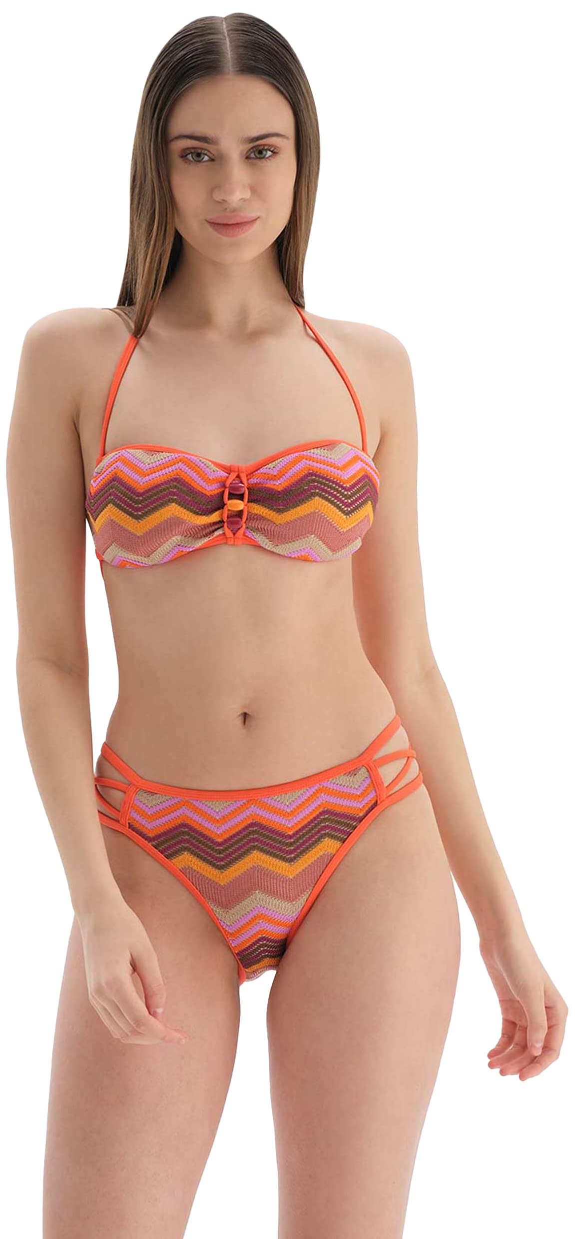 Straplez Bikini Üst 23SW82040ST Straplez Kadın