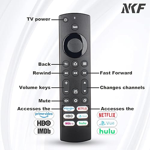 Miniatura 3 de NS-RCFNA-21 Replace Remote Control Compatible with Insignia TV Edision NS-50DF710NA21