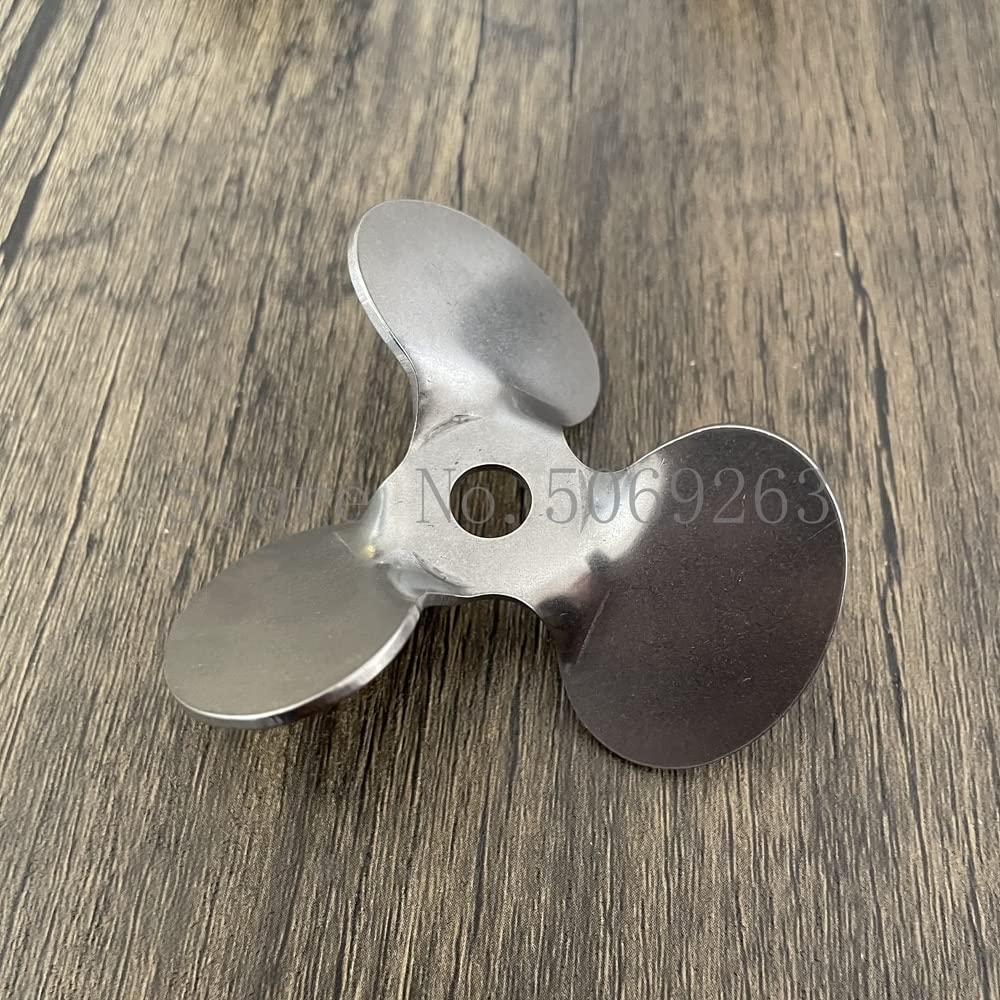 Wirnik laboratoryjny mieszadła łopatkowego ze stali nierdzewnej Stal nierdzewna 304 30 stopni Trzy ostrza mieszające 4-12 cm do miksera laboratoryjnego(120mm)