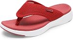 DREAM PAIRS Women's Arch Support Flip Flops Comfortable Thong Sandals for Walking Beach Summer