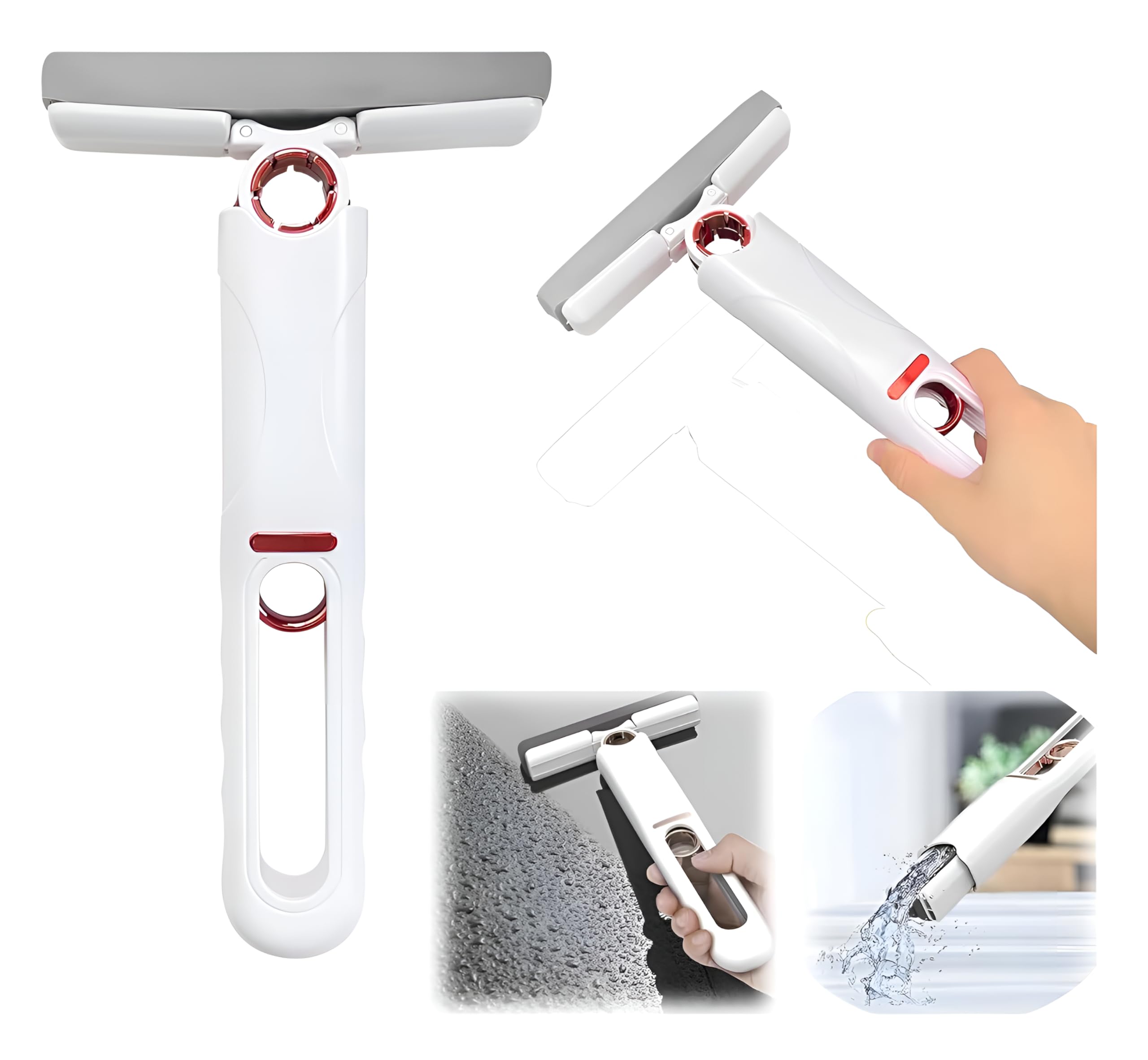 DAMZA Mini Mop (Sponge) Self Squeeze, Portable for Hand Washable Desktop Cleaning, Glass Window and Kitchen, Strong Absorbent Sponge for Table, Bathroom, Kitchens, Tile